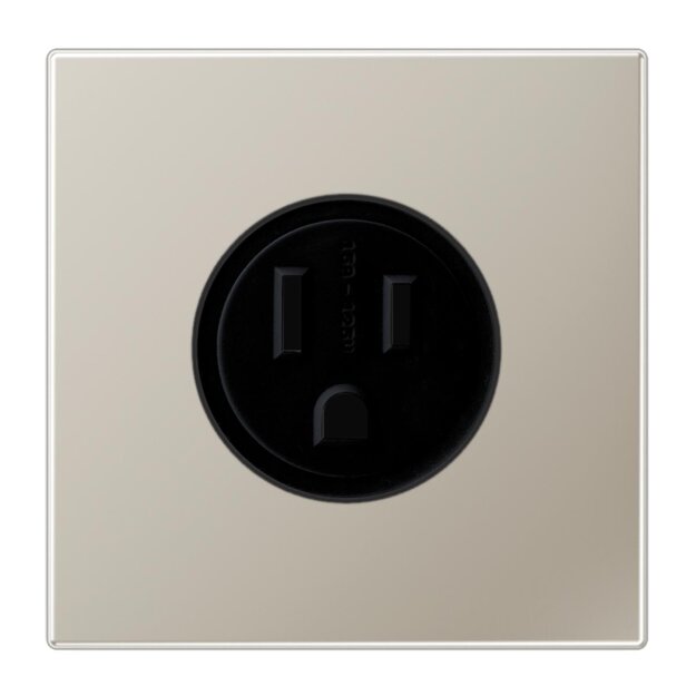Jung ES2521-15 Nema-Steckdose 15 A Edelstahl Serie LS 1912