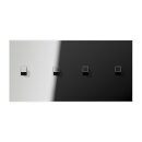 Jung GCR12-250E22 Abdeckung 2-fach waagrecht mit 2+2...