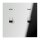 Jung GCR12-5PE22 Abdeckung 1-fach Pfeile mit 2 Kipphebeln Glanzchrom