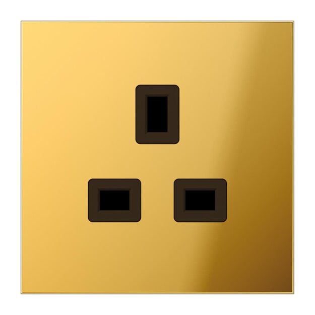 Jung GO3521 Steckdose British Standard Goldfarben Serie LS