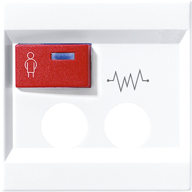Jung LS071AWW Abdeckung f. Ackermann (Duroplast) Alpinweiß Serie LS