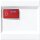 Jung LS071CWW Abdeckung f. Ackermann (Duroplast) Alpinweiß Serie LS