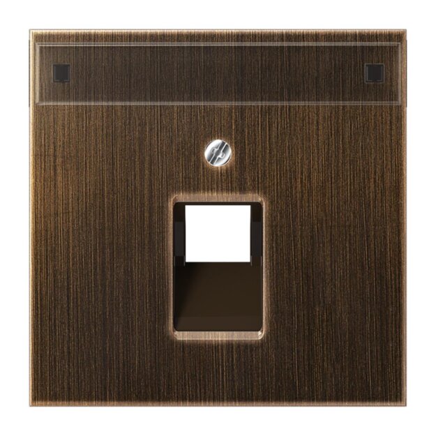 Jung ME2969-1NAUAAT Abdeckung f. IAE/UAE-Anschlussdose (Messing) Messing Antik Serie LS