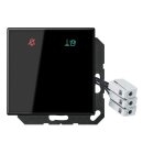 Jung LSCUKO6M24SW Hotelabdeckung Glas 24 V,...