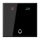Jung LSCUKO6MSW Hotelwippe Glas, Außenstelle (Duroplast) Schwarz Serie LS