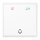 Jung LSCUKO6MWW Hotelwippe Glas, Außenstelle (Duroplast) Alpinweiß Serie LS
