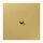 Jung ME12-0CR25 Abdeckung 1-fach mit 1 Kipphebel Messing Classic Serie LS 1912