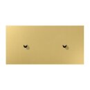 Jung ME12-200CK25 Abdeckung 2-fach waagrecht mit 1+1...