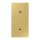 Jung ME12-20CR25 Abdeckung 2-fach senkrecht mit 1+1 Kipphebeln Messing Classic Serie LS 1912