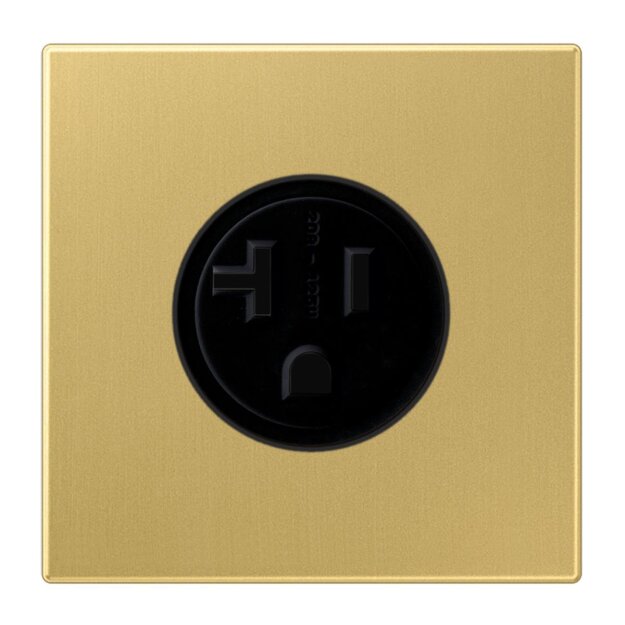 Jung ME2521-20C US-NEMA-Steckdose Messing Classic