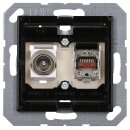 Jung MMDA4521WW Multimediadose (Thermoplast) Alpinweiß