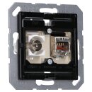 Jung MMDA4521WW Multimediadose (Thermoplast) Alpinweiß