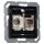 Jung MMDA4521WW Multimediadose (Thermoplast) Alpinweiß