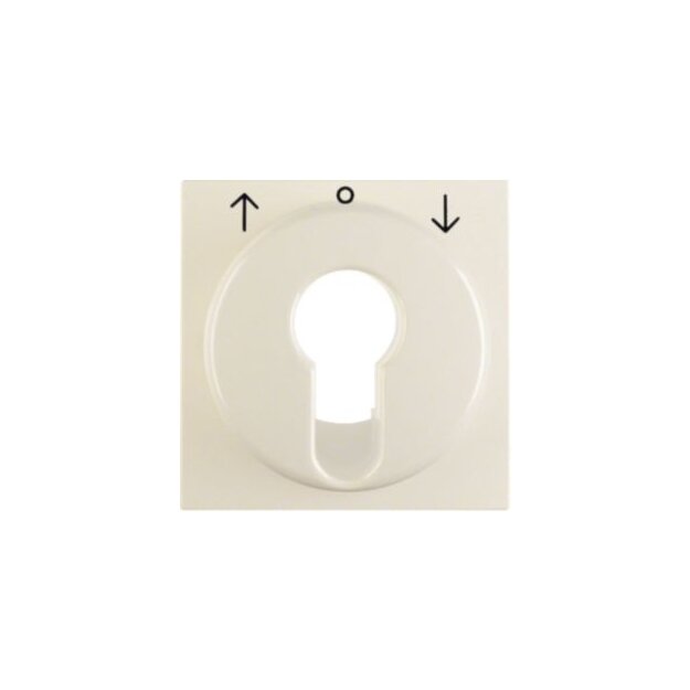 Berker 15088982 Zentralstück Jalousie/Schlüssel Schalter S.1 IP44 Weiß Glänzend