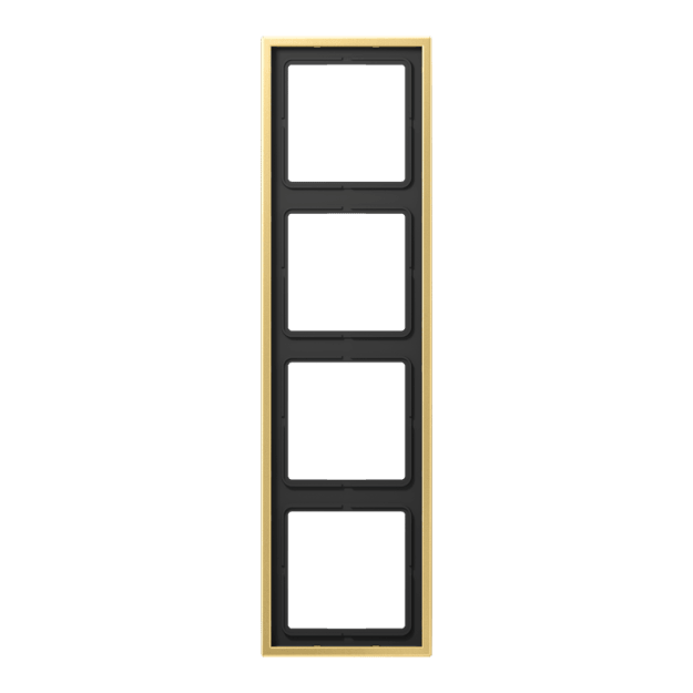 Jung ME2984C Rahmen 4fach (Messing) Messing Serie LS
