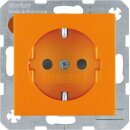 Berker 41431914 Steckdose Schuko S.1/B.3/B.7 Orange, Matt