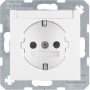 Berker 41491909 Steckdose Schuko mit Beschriftungsfeld u....