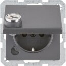 Berker 41636086 Schuko Steckdose Matt Schraub-Liftklemmen...