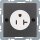 Berker 41686086 Steckdose mit Schutzkontakt USA/Canada NEMA 5-20 R Q.1/Q.3 Anthrazit, Samt