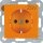 Berker 47438907 Steckdose SCHUKO mit Aufdruck S.1/B.3/B.7 Orange glänzend