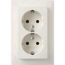 Berker 47591909 Doppelsteckdose Schuko, Abdeckplatte,...