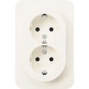 Berker 47592089 Doppelsteckdose Schuko, Abdeckplatte,...