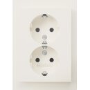 Berker 47597009 Doppelsteckdose Schuko, Abdeckplatte,...