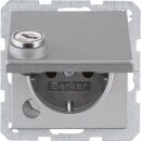Berker 47636084 Schuko Steckdose Matt Steckklemme...