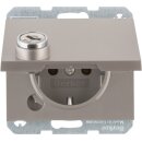 Berker 47637004 Schuko Steckdose Matt Steckklemme...