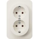 Berker 47742089 Doppelsteckdose Schuko mit Abdeckplatte,...