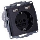Berker 48031606 Steckdose SCHUKO/USB A-A B.3/B.7 Anthrazit matt