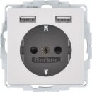 Berker 48036084 Steckdose SCHUKO/USB A-A Q.1/Q.3/Q.7/Q.9...