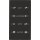 Berker 75144155 Touch-Sensor 4-fach Komfort R.3 Glas konfiguriert, Schwarz