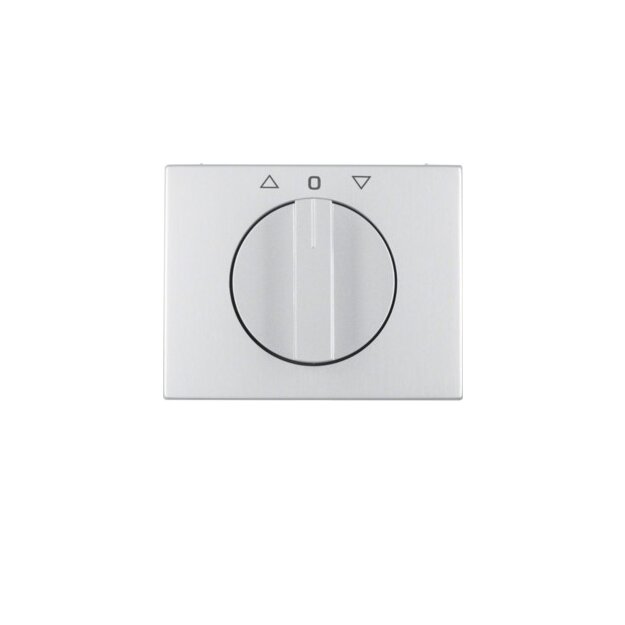 Berker 1077710300 Zentralstück mit Drehknopf für Jalousie-Drehschalter K.5 Alu