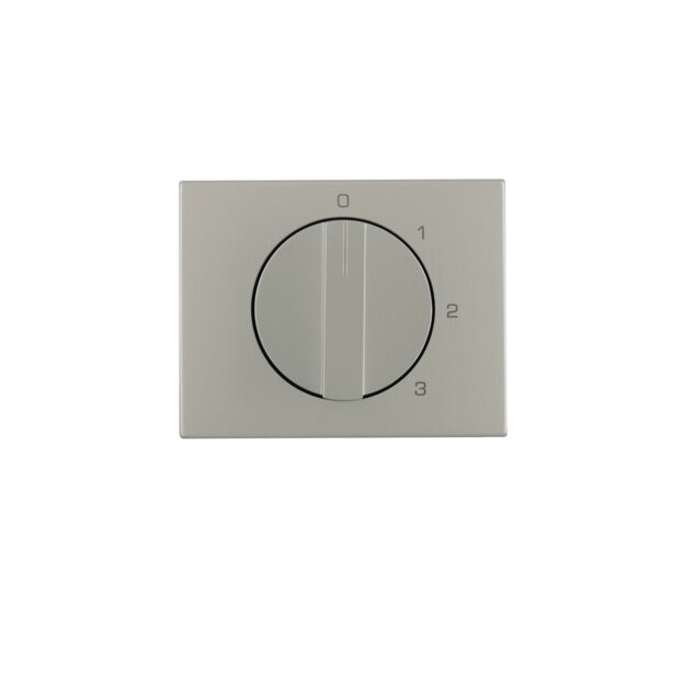 Berker 1087710400 Zentralstück mit Drehknopf für 3-Stufenschalter K.5 Edelstahl Rostfrei