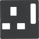 Berker 3313076086 Zentralstück für Steckdosen,...