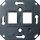 Gira 019100 Tragring MJ 2-fach MJ AMP/Radiall Tragring