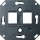 Gira 019400 Tragring MJ 2-fach MJ Lucent (AT+T) Tragring