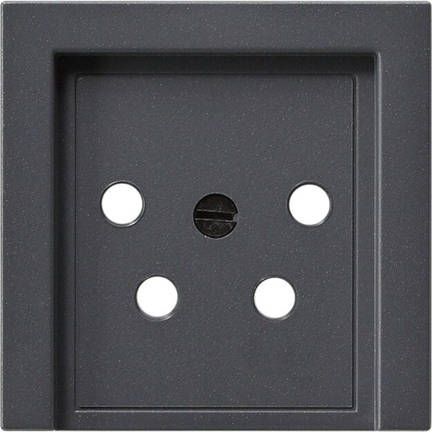 Gira 027928 Abdeckung KPN-Anschlussdose 4-polig System 55 Anthrazit