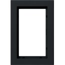 Gira 100109 Abdeckrahmen 1,5-fach Gira E2 Schwarz matt