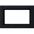 Gira 100109 Abdeckrahmen 1,5-fach Gira E2 Schwarz matt