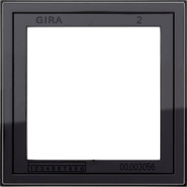 Gira 131105 Montageadapter 1-fach Gira E2 Schwarz