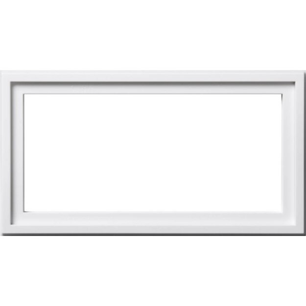 Gira 131203 Montageadapter 2-fach Gira E2 Reinweiß