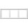 Gira 131303 Montageadapter 3-fach Gira E2 Reinweiß