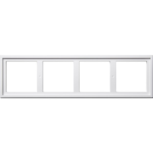 Gira 131403 Montageadapter 4-fach Gira E2 Reinweiß