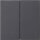 Gira 536228 S3000 Bedienaufsatz 2-fach System 55 Anthrazit