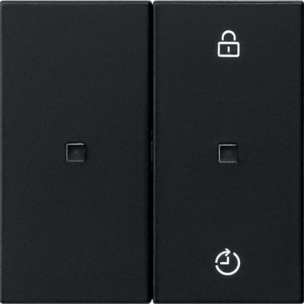 Gira 5493005 Gira eNet Funk Bedienaufsatz Memory System 55 Schwarz matt