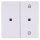 Gira 549303 Gira eNet Funk Bedienaufsatz Memory System 55 Reinweiß