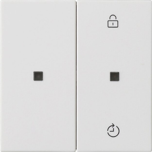 Gira 549327 Gira eNet Funk Bedienaufsatz Memory System 55 Reinweiß matt