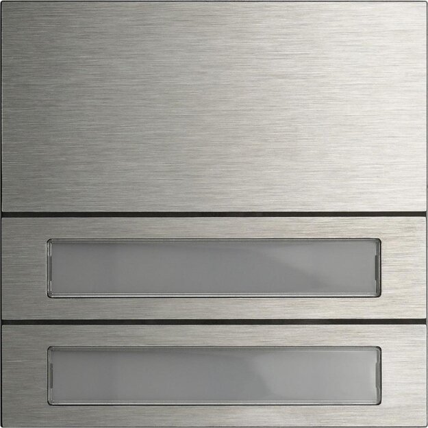 Gira 5532914 Ruftastenmodul 2-fach System 106 Edelstahl V4A